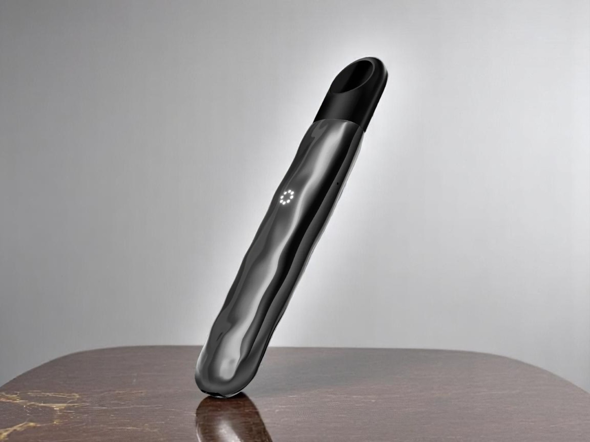 RELX Metal Artisan Vape Device - Black Wave: Where Craftsmanship Meets Cutting-Edge Innovation