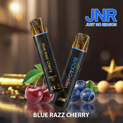 JNR BLACK & GOLDEN - Blue Razz Cherry: The Disposable Vape Redefining Convenience and Flavor in 2025