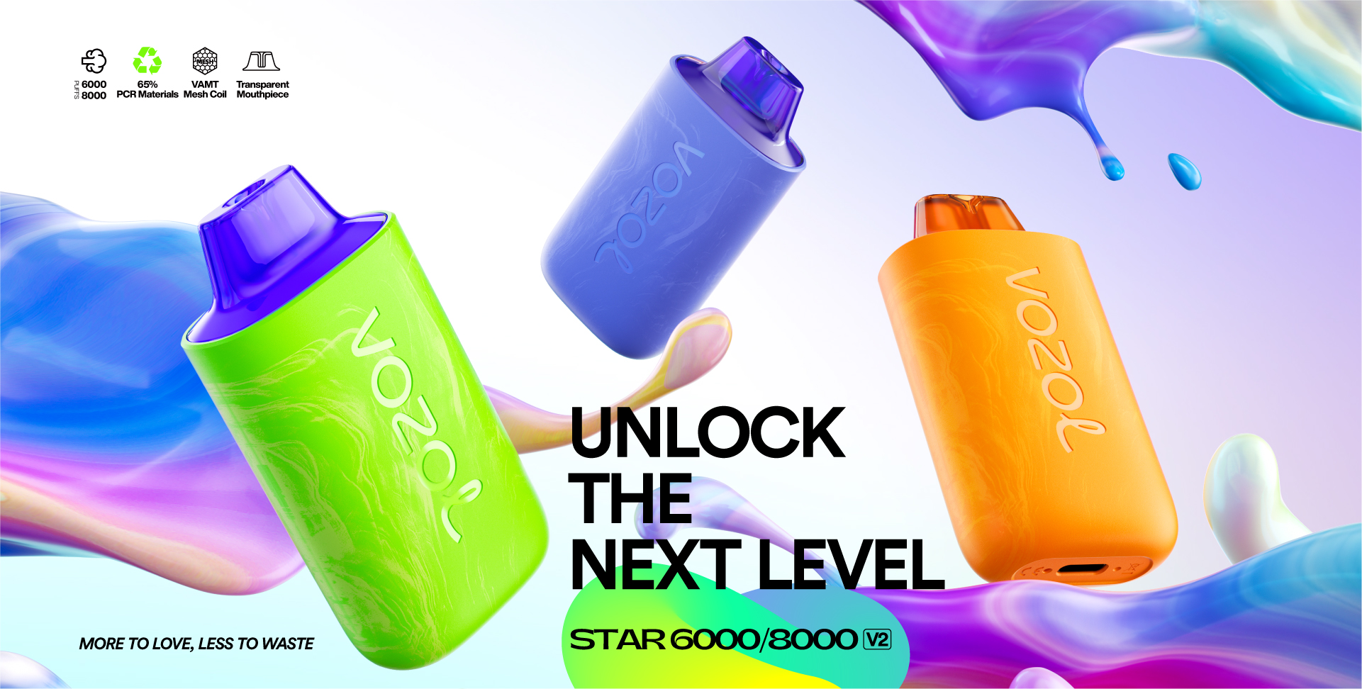 VOZOL STAR 6000/8000 V2-LEMON LIME: A Sustainable Revolution in Disposable Vaping