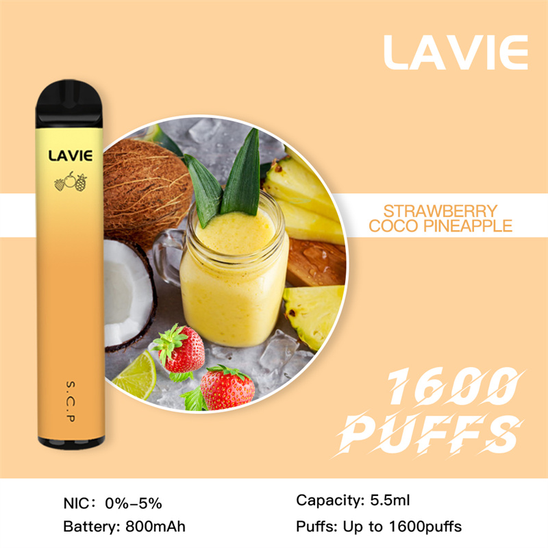 Unveiling the LAVIE BAR 1600 Puffs Disposable Vape: A Strawberry Coco Pineapple Sensation in Australia’s Vaping Scene