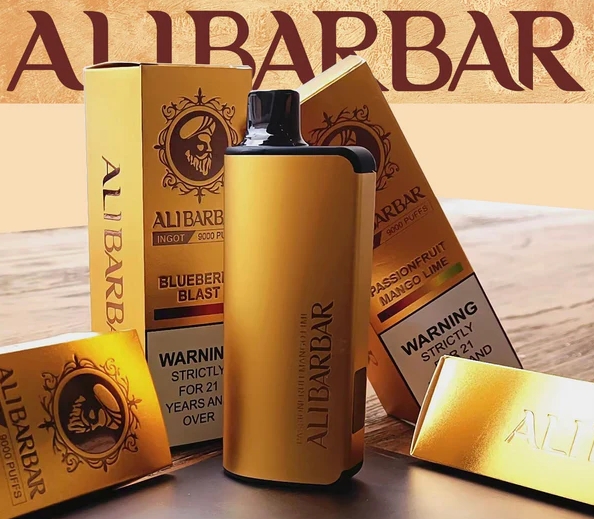The Future of Vaping Down Under: Meet the Alibarbar Ingot 9000 Disposable Vape - Blueberry Blast