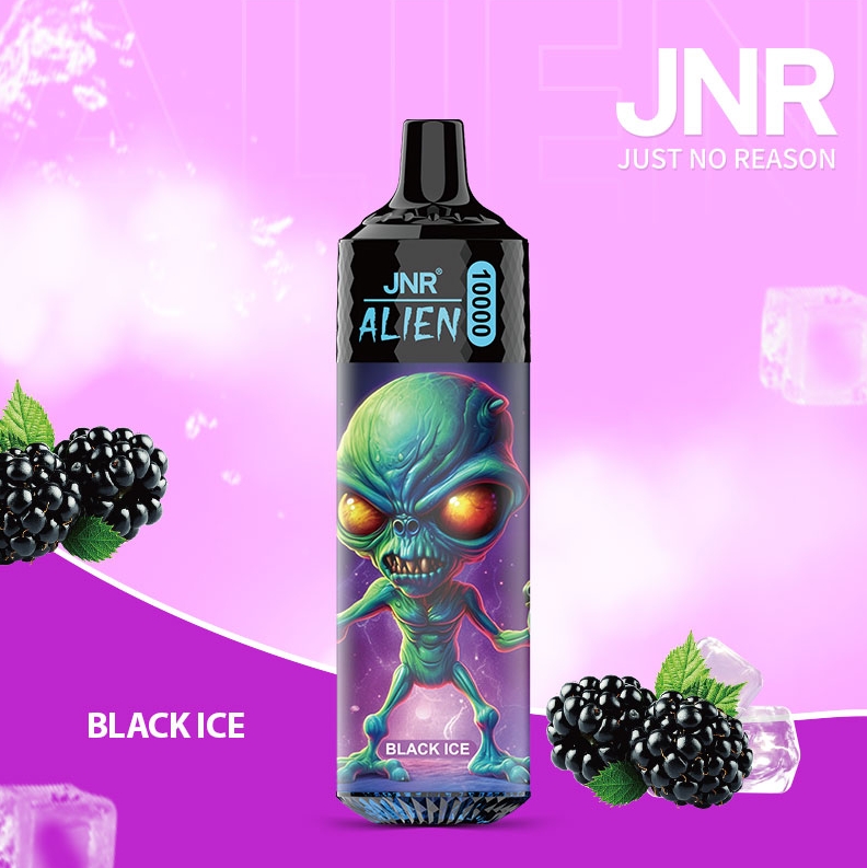 The Cosmic Chill: A Deep Dive into the JNR ALIEN 10000 Puffs Vape in Black Ice