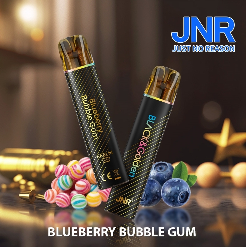 The Ultimate Flavour Escape: JNR BLACK & GOLDEN 600 Puffs in Blueberry Bubble Gum – Your Perfect Aussie Companion