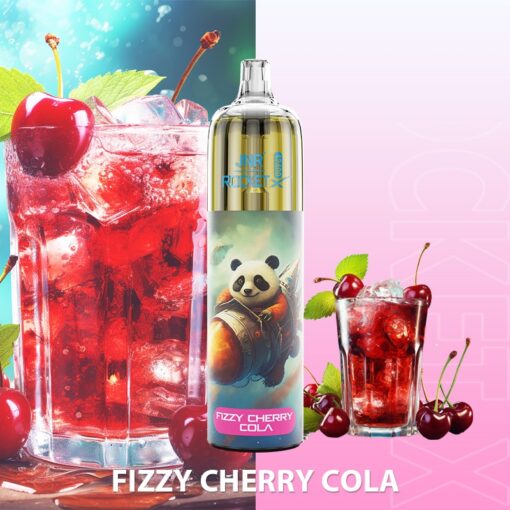The Fizzy Phenomenon: Dissecting the JNR ROCKET-X 12400 Puffs - Fizzy Cherry Cola Experience