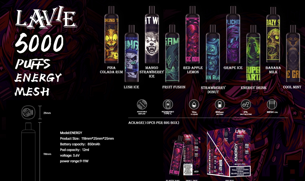 The Grape Escape: Why LAVIE COLOUR BAR 5000 Puffs in Energy Grape Ice is Your Next Aussie Vape Obsession