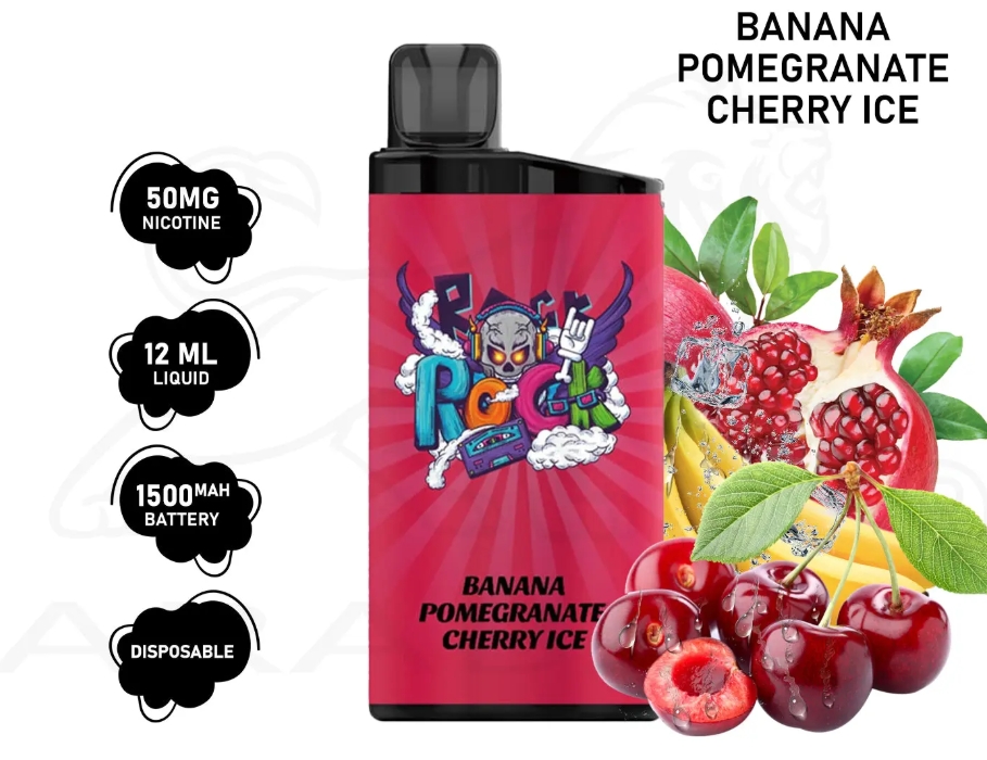 The Ultimate Aussie Vape Escape: Diving Deep into the IGET Bar 3500 Puffs - Banana Pomegranate Cherry Ice