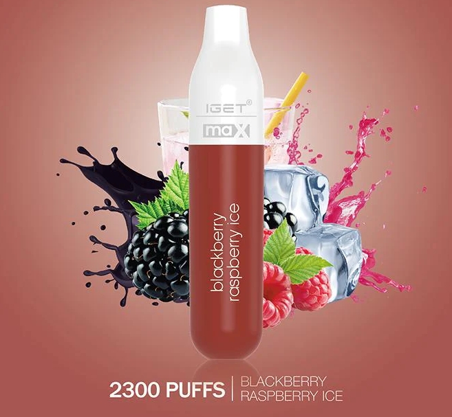 The IGET Max 2300 Puffs Vape: Your Pocket-Sized Flavour Odyssey in Blackberry Raspberry Ice (Especially Down Under!)