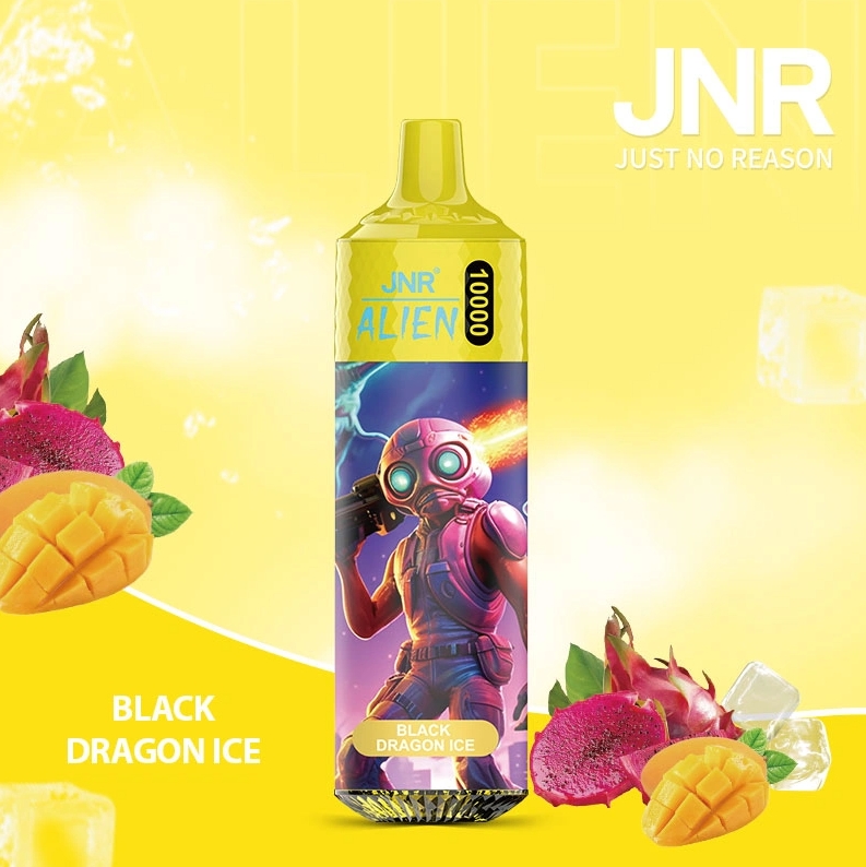 The JNR ALIEN 10000 Puffs: Your Ultimate Aussie Vape Companion, Featuring the Electrifying Black Dragon Ice