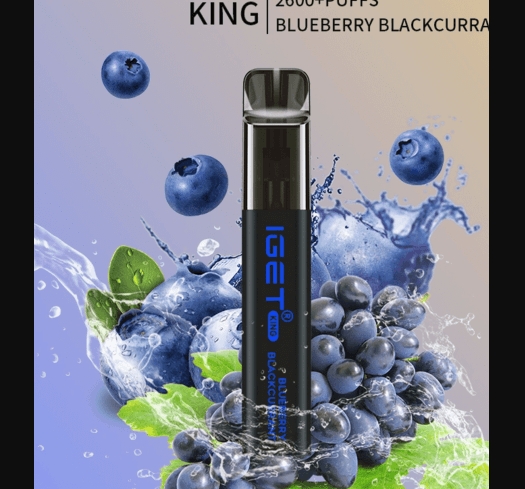 The Ultimate Aussie Vape Escape: IGET King 2600 Puffs Vape in Blueberry Blackcurrant