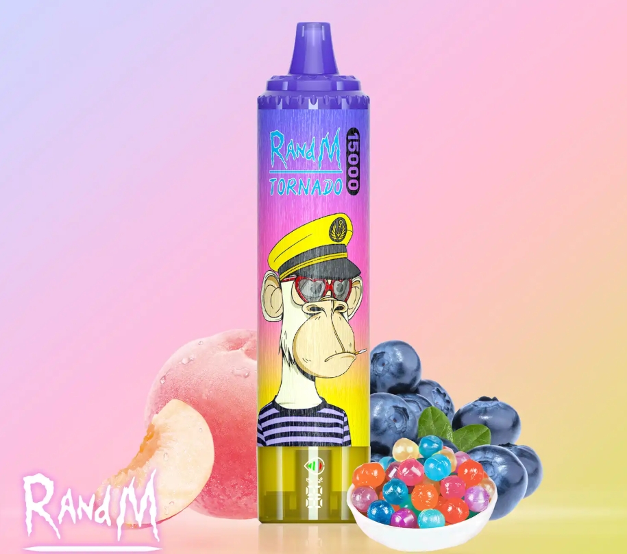 RandM Fumot Tornado 15000 Puffs Vape - Peach Blueberry Candy: A Flavorful Revolution in 2025