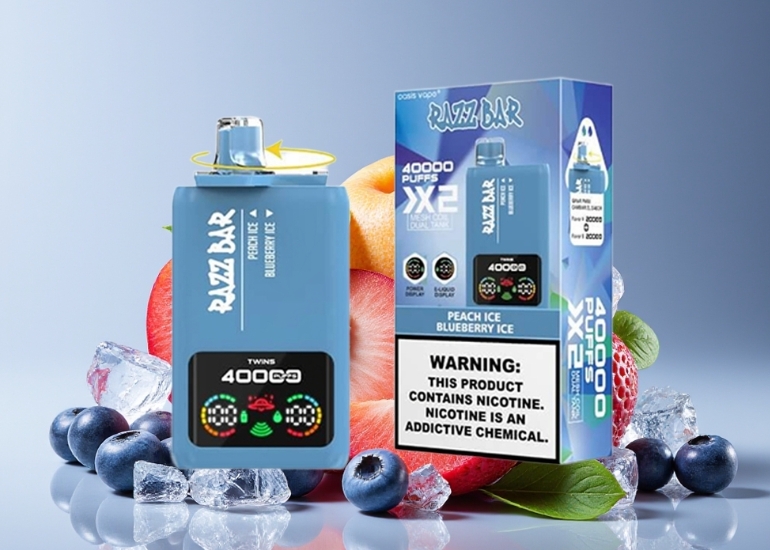 Discover the Razz Bar Revolution: razz bar vape 15000 puffs and Razz Bar 40000 Puffs Vape - Peach Ice & Blueberry Ice in Australia’s 2025 Vaping Scene