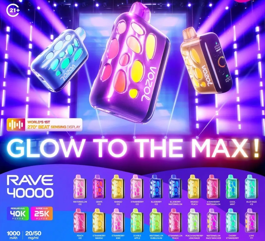The Kiwi Vaper's Deep Dive: Unpacking the Vozol Rave 40000 Puffs Experience in Blue Razz Ice